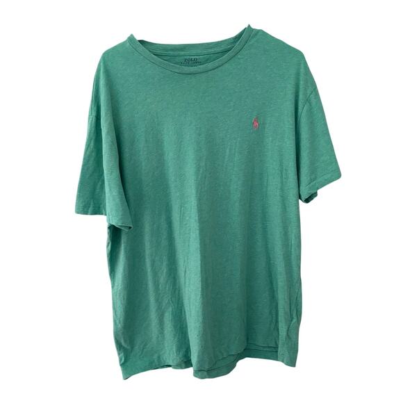 Polo Ralph Lauren Classic Fit Crewneck T-Shirt Cotton in Green, Large - Picture 1 of 5